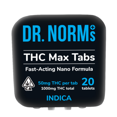 Dr. Norm's - Indica THC Max Tablets 20ct 1000mg