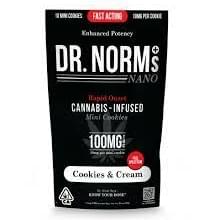 Dr. Norms - NANO Cookies & Cream 10 Pack Cookies 100mg