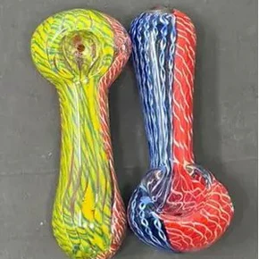 Dragon Cartel - 3 in. Double Color Swirl Hand Pipe