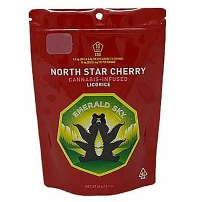 Emerald Sky | North Star Cherry 19:1 CBD/THC 100mg