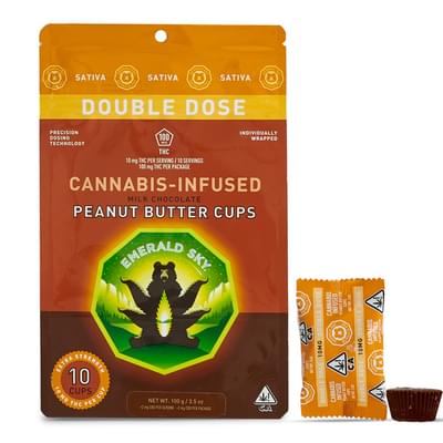Emerald Sky Peanut Butter Cups - 100mg - Sativa