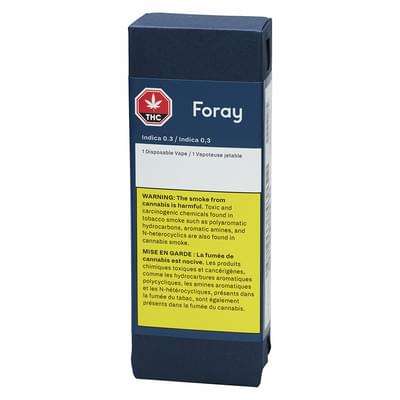 Foray - Blackberry Cream Disposable Vape 1x0.3g >I