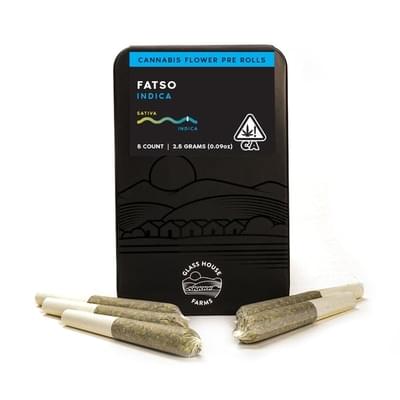 Glass House Farms | Fatso premium mixed light prerolls 5-pack 2.5g | 27% THC