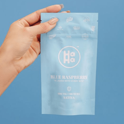 HaHa - BLUE RASPBERRY GUMMIES - 10pk