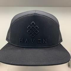 Haven - Black on Black Panel Trucker Hat