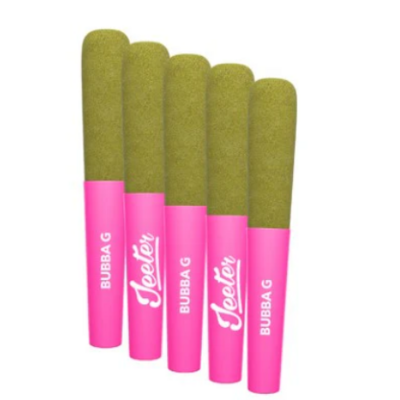 Jeeter - Baby Jeeter Bubba G Liquid Diamond and Kief infused Pre-roll 5x0.5g >I