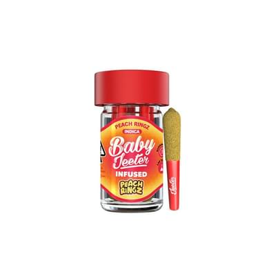 Jeeter - Indica - Peach Ringz - 5 x 0.5g Infused Baby Jeeters Pack