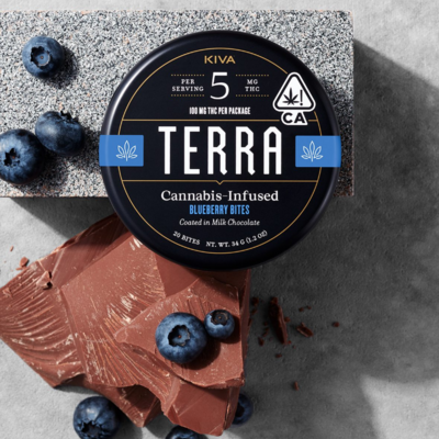Kiva - Terra Bites Blueberry 100mg