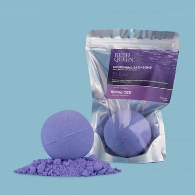 Kush Queen Sleep 1:1 CBD/THC Bath Bomb 25mg:25mg
