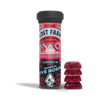 Lost Farm - Dark Cherry (Illuminati OG) Rosin Gummies 100mg