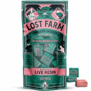 Lost Farm - Watermelon - Gelato Live Resin Chews 100mg
