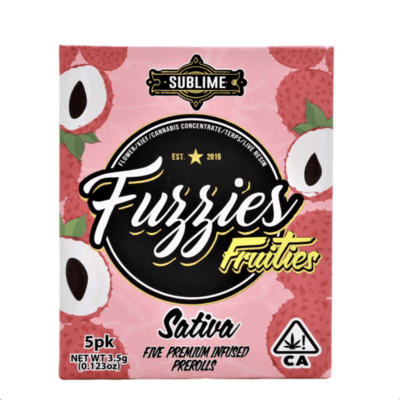Lychee Kush Infused Fruity Fuzzies Preroll Pack (3.5g)(5pk)
