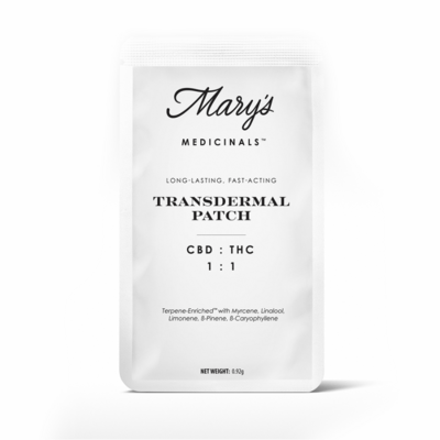 Mary's Medicinals CBD:THC Patch | 1:1 10mg Med