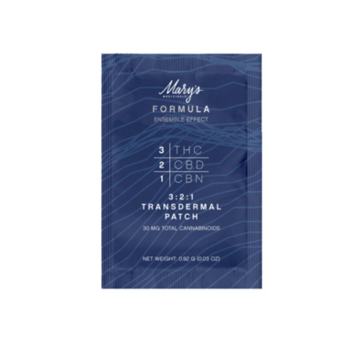 Mary's Medicinals THC:CBD:CBN Formula Patch | 3:2:1 15mg Rec