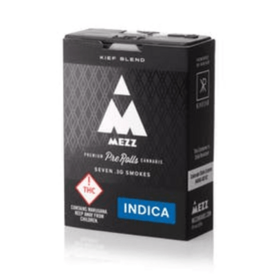 Mezz One-a-Day Kief Joints: Indica One-a-Day Kief 7 pack