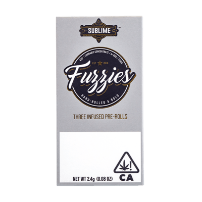 MINI FUZZIES HYBRID DISTILLATE INFUSED PRE-ROLL 3 PACK