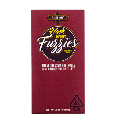 MINI FUZZIES SATIVA HASH INFUSED PRE-ROLL 3 PACK