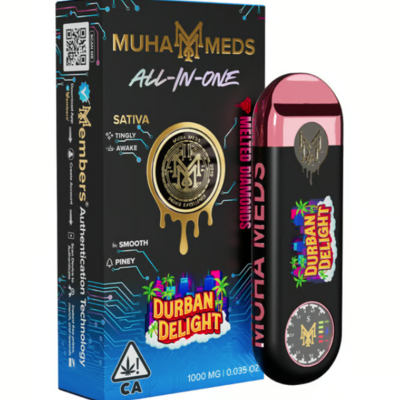 Muha Meds - Durban Delight Melted Diamonds AIO