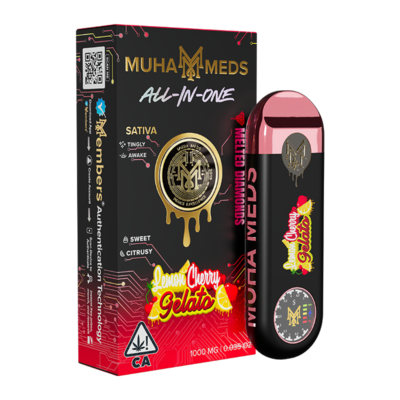 Muha Meds - Lemon Cherry Gelato Melted Diamonds AIO