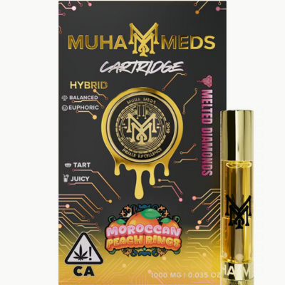 Muha Meds - Moroccan Peach Rings Melted Diamonds Vape