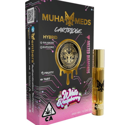 Muha Meds - White Raspberry Melted Diamonds Vape
