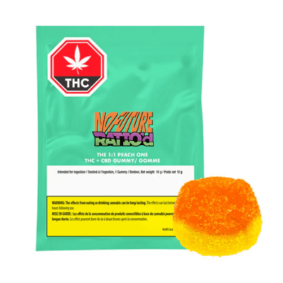 No Future - The Peach Ratio One THC:CBD 1:1 Gummy 1x10g >H