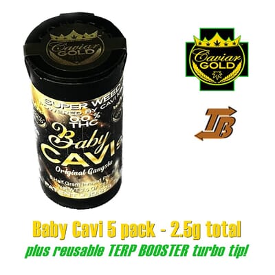 Original Gangsta - Baby Cavi | 0.5g Infused Pre-rolls [5 Pack]