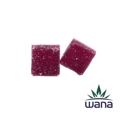 Pomegranate Blueberry Acai 1:5 THC:CBD Gummies 2 x 5mg (Wana)