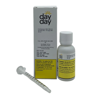 Purileaf - DayDay 1:1 CBG:CBD Oil 1x30ml