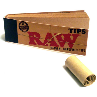 RAW | Filter Tips | Unbleached | Pack of 50