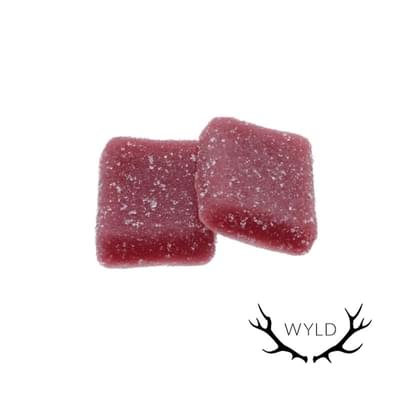 REAL FRUIT RASPBERRY GUMMIES - 8