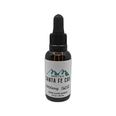 Santa Fe CBD | Full Spectrum CBD | 1 oz dropper | 1000mg