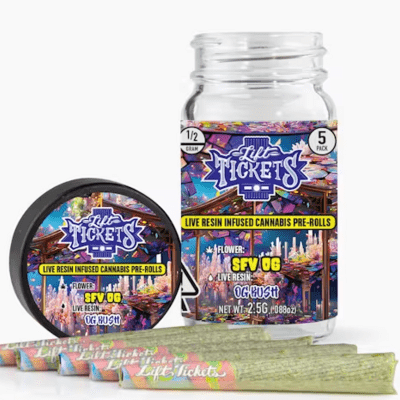 SFV OG Infused Preroll 5PK (2.5G) [I]