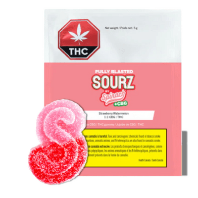 Spinach - Fully Blasted Strawberry Watermelon THC:CBG 1:1 Gummy 1x5g >S