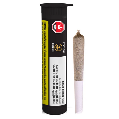 Station House: Sour Diesel Pre-roll(.5g)(1pk)