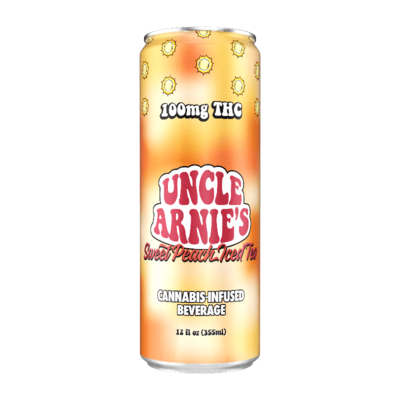 Uncle Arnie's - Sweet Peach Iced Tea 12oz 100mg