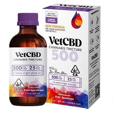 Vet CBD - Regular Strength 500:25mg