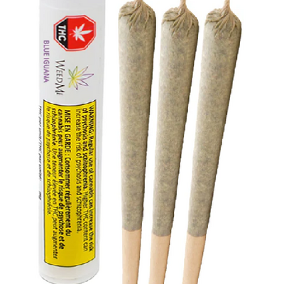 Weed Me: Blue Iguana Pre-Rolls (1.5g)(3pk)
