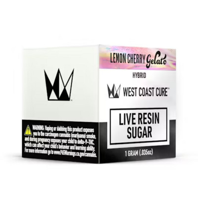West Coast Cure - Lemon Cherry Gelato Live Resin Sugar