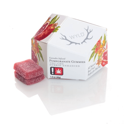 Wyld - POMEGRANATE 1:1 100mg THC/100mg CBD (HYBRID)
