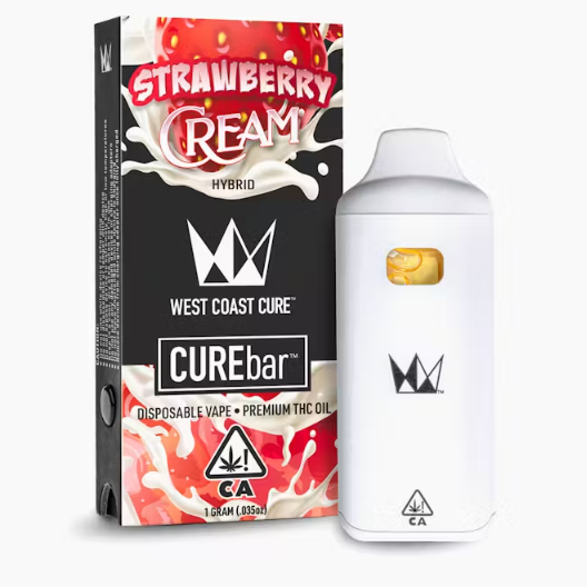 Recreational STRAWBERRY CREAM CUREBAR RTU (1G)[H] near Moreno Valley, CA  from Culture Cannabis Club - Moreno Valley
