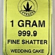 999 SHATTER 1 GRAM - WEDDING CAKE