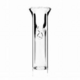 1.5" Flat Mouth Clear Glass Tip