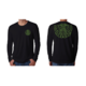 Green Man - Black and Green Long Sleeve (SMALL)