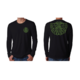Green Man - Black and Green Long Sleeve (Large)
