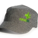 Military Cadet Style Cap with small CannaCo Logo