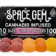 Space Gem | Sweet SpaceDrops vegan solventless gummies | 100mg THC total
